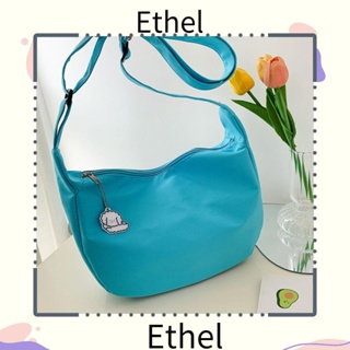 Ethel1 กระเป๋าสะพายไหล่ กระเป๋าถือแฟชั่น ความจุขนาดใหญ่ มีซิป