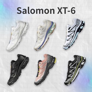 16 สี Salomon XT6 XT-6 เทรนด์ถนน กลางแจ้ง มืออาชีพ แข่งรถ กีฬา ลําลอง รองเท้าวิ่ง เด้งกลับ ใหม่