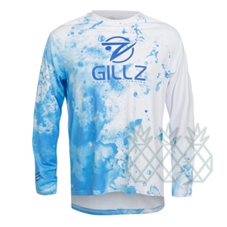 Gillz เสื้อแจ็กเก็ตแขนยาว ป้องกันรังสียูวี UPF 50+ ระบายอากาศ เหมาะกับฤดูร้อน สําหรับผู้ชาย