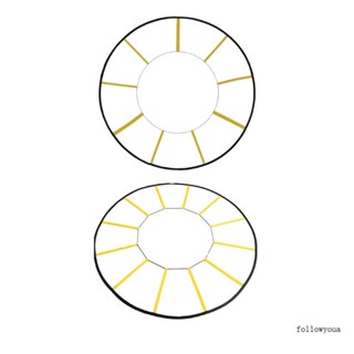 Fol บันไดฝึกความเร็ว ทรงกลม สําหรับฝึกซ้อมฟุตบอล ฟิตเนส