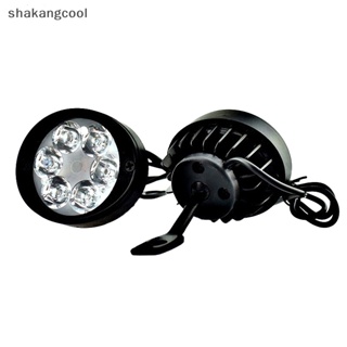 Shakangcool ชุดไฟตัดหมอก LED 6 ดวง 12V-85V สําหรับรถจักรยานยนต์ 2 ชิ้น