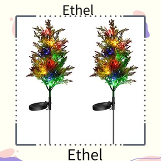 Ethel1 โคมไฟ LED สําหรับตกแต่งต้นคริสต์มาส 2 ชิ้น