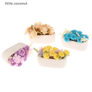 [little.coconut] โมเดลกระถางต้นไม้ ดอกไม้ สําหรับตกแต่งบ้านตุ๊กตา