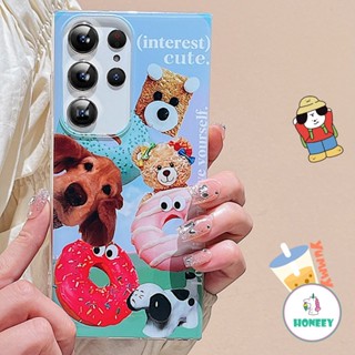 SAMSUNG เคสโทรศัพท์มือถือ ลายการ์ตูนโดนัท สําหรับ A23 A13 A04 A32 A12 A22 4G s21 Ultra S23 S22 Ultra A50s A30s A52 4G 5G A52S A51 A10S A71 A73 5G