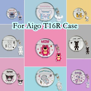 พร้อมส่ง!  เคสหูฟัง แบบนิ่ม ลายการ์ตูนน่ารัก สําหรับ Aigo T16R Aigo T16R