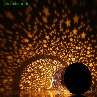 Greatshore โคมไฟโปรเจคเตอร์ LED รูปดวงดาว ดวงจันทร์ หลากสีสัน สําหรับเด็ก 1 ชิ้น