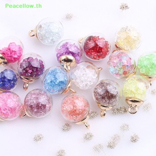 Peacellow ลูกบอลแก้วคริสตัลใส 16 มม. 10 ชิ้น