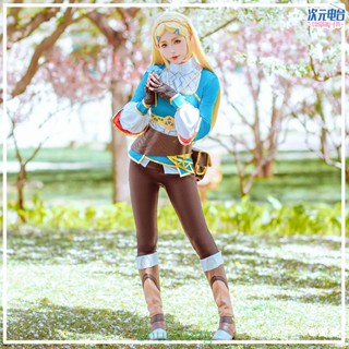 ชุดคอสเพลย์ Fm the Legend of Zelda: Breath of the Wild cos Zelda ลําลอง ครบชุด