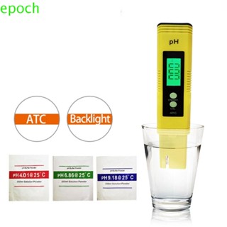 Epoch เครื่องวัดค่า PH ดิจิทัล ระยะวัด 0.01 PH สําหรับสระว่ายน้ํา พิพิธภัณฑ์สัตว์น้ํา ค่า PH ทดสอบสระว่ายน้ํา ปากกาทดสอบค่า PH