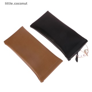 [little.coconut] กระเป๋าหนัง PU นิ่ม กันน้ํา แบบพกพา สําหรับเก็บแว่นตากันแดด 1 ชิ้น