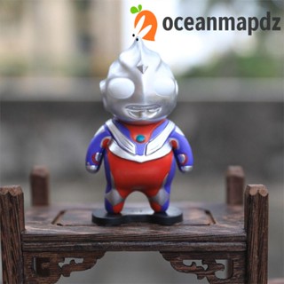 Oceanmapdz โมเดลฟิกเกอร์ การ์ตูนอนิเมะ Ulraman Q Version Ulraman Tiga Ulraman Tiga ขนาด 9.5 ซม. ของเล่นสะสม สําหรับเด็ก