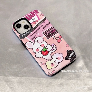 เคสโทรศัพท์มือถือแบบแข็ง ลายกระต่าย ก้อนเมฆ สําหรับ Iphone 14Promax 14Pro 14 13Promax 13Pro 13 12Promax 12Pro 12 11Promax 11