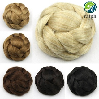 Ralph ผมปลอม อินเทรนด์ คุณภาพสูง เรียบง่าย ผู้หญิง ฮั่นฝู ผม Chignon สังเคราะห์ เจ้าสาว ผมต่อผม หญิง ทนความร้อน ไฟเบอร์ ตรง ผม Chignon