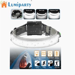 Lumiparty ไฟฉายคาดศีรษะ Led 26 ดวง 3 โหมด ปรับได้ อเนกประสงค์