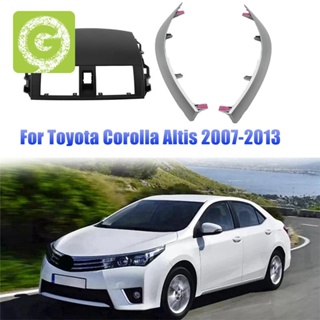 แผงแดชบอร์ดเครื่องปรับอากาศ 1 ชุด และแถบตกแต่ง แบบเปลี่ยน สําหรับ Toyota Corolla 2007-2013