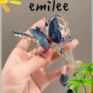 Emilee กิ๊บติดผมโลหะ ทรงเรขาคณิต หรูหรา สไตล์พังก์วินเทจ สําหรับผู้หญิง