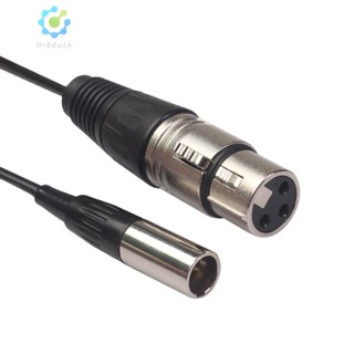 [Hidduck.th] สายเคเบิลเสียงกล้อง แคนนอน เป็น XLR 3Pin 0.3 1 2 3 เมตร ขนาดเล็ก XLR 3Pin