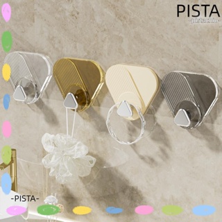 Pista ตะขอแขวนรองเท้าแตะ ทรงสามเหลี่ยม ไร้รอยต่อ สําหรับติดผนังบ้าน 4 ชิ้น