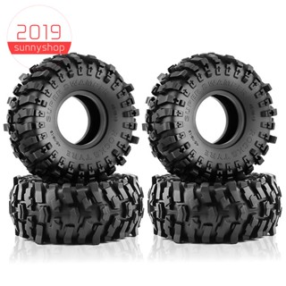 ยางล้อรถ ขนาด 118 มม. 1.9 สําหรับรถไต่หินบังคับ 1/10 Traxxas TRX4 RC4WD D90 Axial SCX10 II III Redcat MST 4 ชิ้น