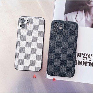 พร้อมส่ง เคสโทรศัพท์มือถือหนัง ลายตาราง LV สําหรับ iphone14 promax 14 14pro 14plus 13 12 11 13PROMAX