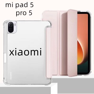 กันกระแทก เคสฝาพับ ฝาหลังใส เสี่ยวมี่ แพด 5 พร้อมทีเก็บปากกา Case Smart With Pencil Holder For Xiaomi Pad5 pro