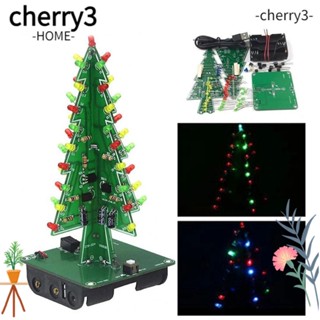 Cherry3 ชุดต้นคริสต์มาสอิเล็กทรอนิกส์ 7 สี