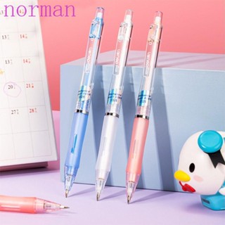Norman ดินสอกดอัตโนมัติ 0.5 0.7 มม. พร้อมยางลบ สําหรับเขียน โรงเรียน