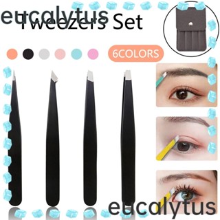 Eucalytus1 แหนบตั้ง สีสัน มืออาชีพ คิ้ว ผม อุด ติดขนตาปลอม