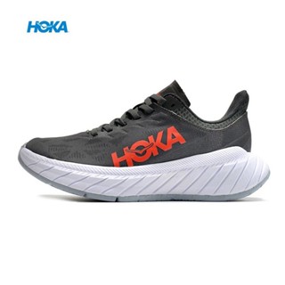 Hoka ONE ONE CARBON X2 รองเท้าผ้าใบลําลอง ระบายอากาศ เหมาะกับการวิ่ง เล่นกีฬา แฟชั่นสําหรับผู้ชาย ผู้หญิง hqaexl22 14