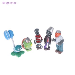 Brightstar พืชรุ่นที่ 4 สําหรับปลูกต้นไม้ 8 ชิ้น โมเดลตุ๊กตาฟิกเกอร์ อนิเมะซอมบี้ น่ารัก สําหรับตกแต่งบ้านตุ๊กตา