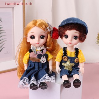 Tweet ตุ๊กตาฟิกเกอร์ ข้อต่อขยับได้ พร้อมเสื้อผ้า รองเท้า ขนาด 17 ซม. DIY ของเล่น ของขวัญ สําหรับเด็กผู้หญิง และเด็กผู้ชาย