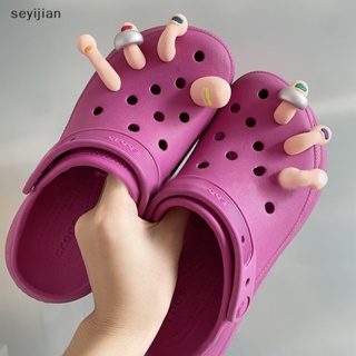 【Syj】อุปกรณ์ตกแต่งรองเท้า Crocs 3D DIY สําหรับเด็กผู้ชาย ผู้หญิง