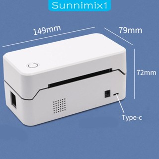 [Sunnimix1] เครื่องพิมพ์ฉลาก ปลั๊ก EU ขนาดเล็ก สําหรับ ID จดหมาย บ้าน สํานักงาน