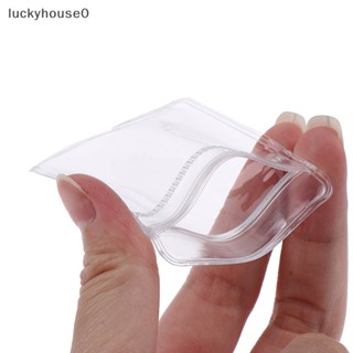 Luckyhouse0^^ ถุงซิปล็อค PVC ใส กันออกซิเดชั่น สําหรับใส่เครื่องประดับ ต่างหู สร้อยคอ 50 ชิ้น