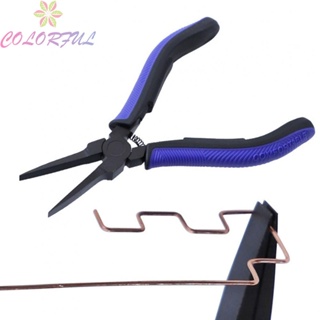 【COLORFUL】Winding Pliers 138mm/ 5.43\ Anti Slip Carbon Steel Toothless Brand New