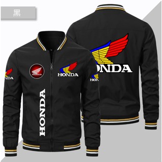 HONDA LOGO baseball uniform X-ADV750 CB650R CBR1000RR ADV150 CBR600RR X-ADV350 motorcycle outdoor riding zipper thin sports windproof jacket