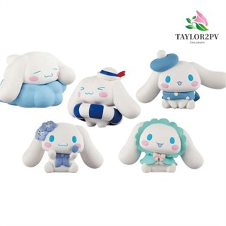 Taylor2pv โมเดลฟิกเกอร์ PVC รูปการ์ตูนอนิเมะ Cinnamoroll Cinnamoroll ขนาดเล็ก ของขวัญวันเกิด สําหรับตกแต่งเค้ก