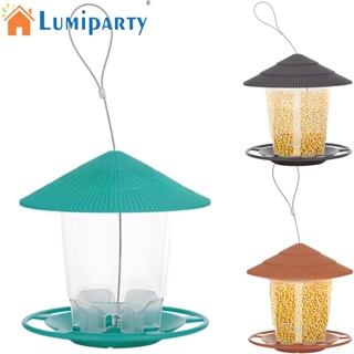 Lumiparty เครื่องให้อาหารนก แบบแขวน ทนต่อสภาพอากาศ สําหรับคนรักนก