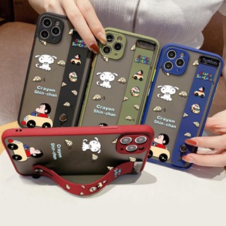 Xiaomi Redmi 7 7A 5A A1 A2 4X 5 Plus K40 Gaming Pro สำหรับ Case Crayon Shinchan เคส เคสโทรศัพท์ เคสมือถือ Wristband Clear Cases