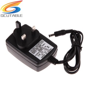 [Qcutable.th] อะแดปเตอร์แปลงที่ชาร์จ AC 100-240V DC 5.5x2.5 มม. 9V 2A ปลั๊ก UK