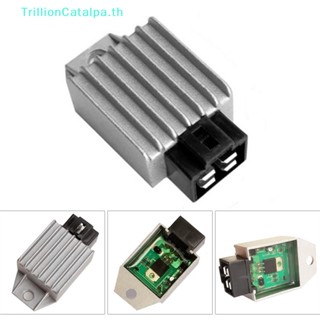 Trillioncatalpa วงจรเรียงกระแสแรงดันไฟฟ้า 4Pin สําหรับสกูตเตอร์ GY6 50cc 125cc 150cc