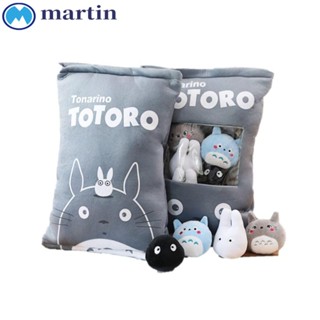 Martin ตุ๊กตาของเล่นพุดดิ้ง รูปการ์ตูนอนิเมะ Spirited Away Totoro 8 ลูก ขนาดเล็ก สําหรับตกแต่งวันหยุด