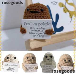 Rosegoods1 ของเล่นตุ๊กตามันฝรั่ง แฮนด์เมด พร้อมการ์ดบวก