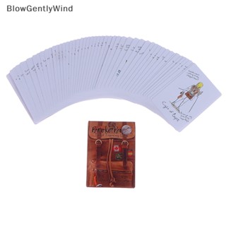 Blowgentlywind Broke Bi ไพ่ทาโรต์ฝึกไพ่ทาโรต์ ขนาดพกพา เกมกระดานชะตากรรม