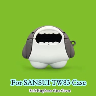 【ของแท้】เคสหูฟัง แบบนิ่ม ลายการ์ตูน สําหรับ SANSUI TW83 SANSUI TW83