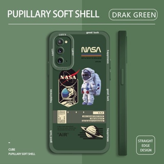 สําหรับ Samsung Galaxy S20 Plus S20 Ultra S20 FE 5G เคสโทรศัพท์ซิลิโคน TPU แบบนิ่ม ลายการ์ตูนนักบินอวกาศ NASA กันกระแทก