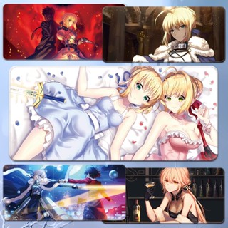 Fate Anime game peripheral Saber mouse pad Keyboard pad Altria Pendragon computer table mat custom ชะตากรรมอะนิเมเกมต่อพ่วงต่อพ่วงเซเบอร์แผ่นแป้นพิมพ์ Altria เพนดรากอนโต๊ะคอมพิวเตอร์ ที่กำหนดเอง