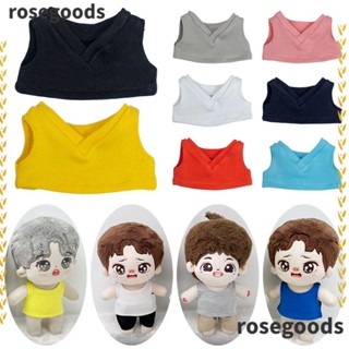 Rosegoods1 เสื้อกันหนาว ผ้าฝ้าย 8 สี 20 ซม. สําหรับตุ๊กตา