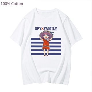 เสื้อยืด พิมพ์ลายกราฟฟิค Anya Forger Spy X Family สไตล์ญี่ปุ่น แฟชั่นฮาราจูกุ สําหรับครอบครัว