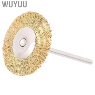 Wuyuu T-Shaped Nail Drill Bit Cleaning Brush Brass Wire Grinding Head Cleaner M